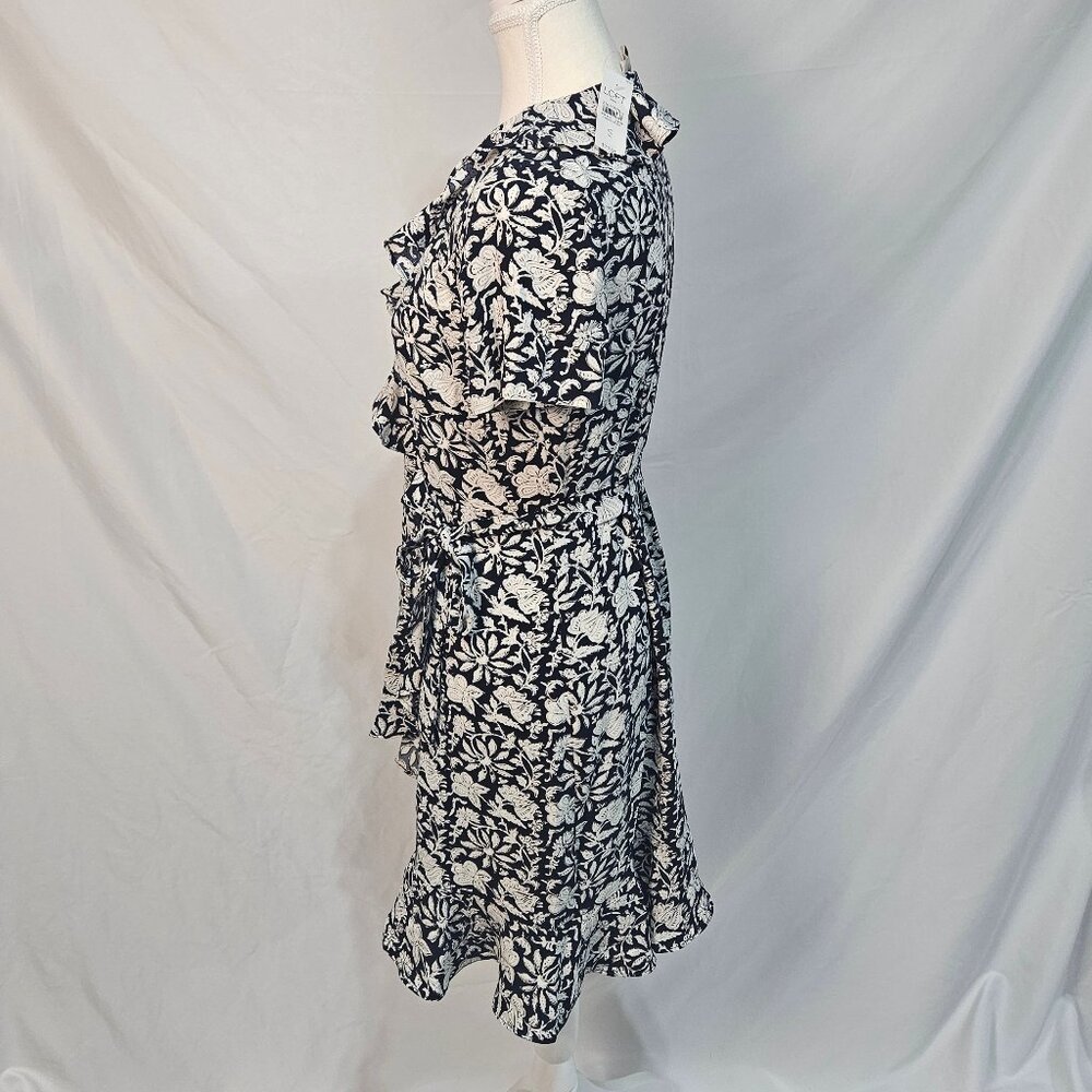 NWT LOFT - Small - Floral Wrap Dress photo 3