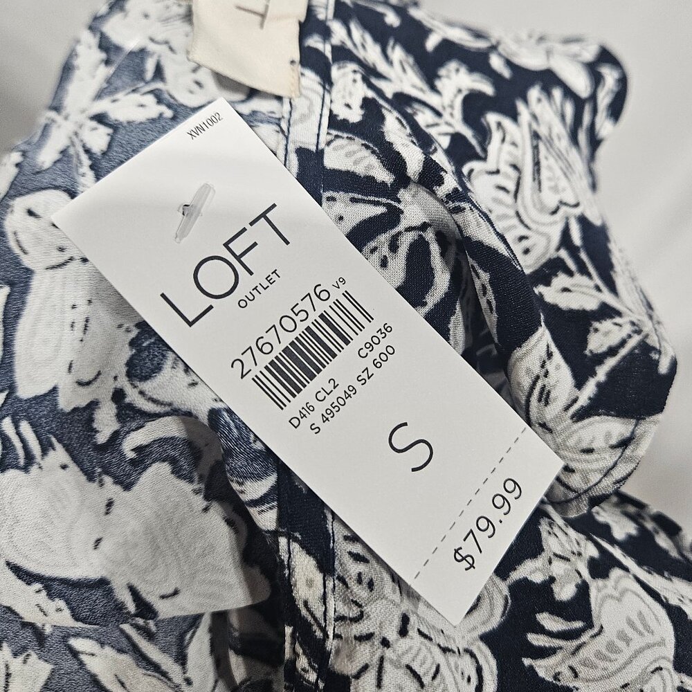 NWT LOFT - Small - Floral Wrap Dress photo 8