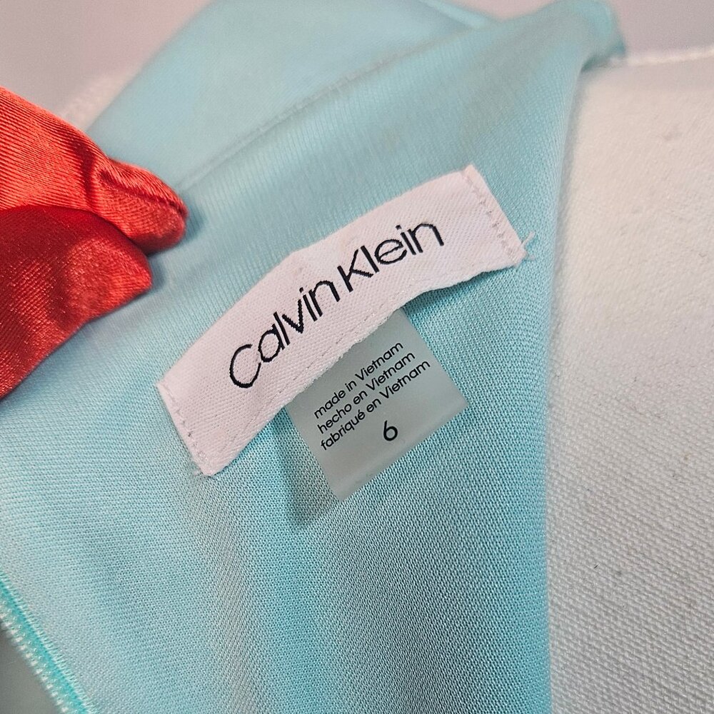 Calvin Klein - Size 6 - Colorblock Sleeveless Dress photo 4