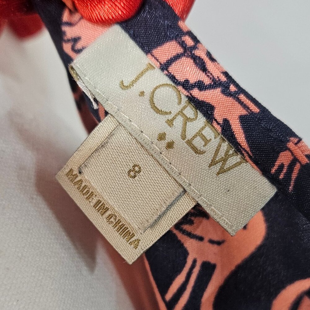 J. CREW - Size 8 - Flamingo Print Cami Top photo 4