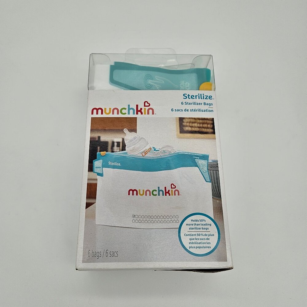 New Munchkin Baby Bottle Sterilizer Bags - Pack of 6 photo 2