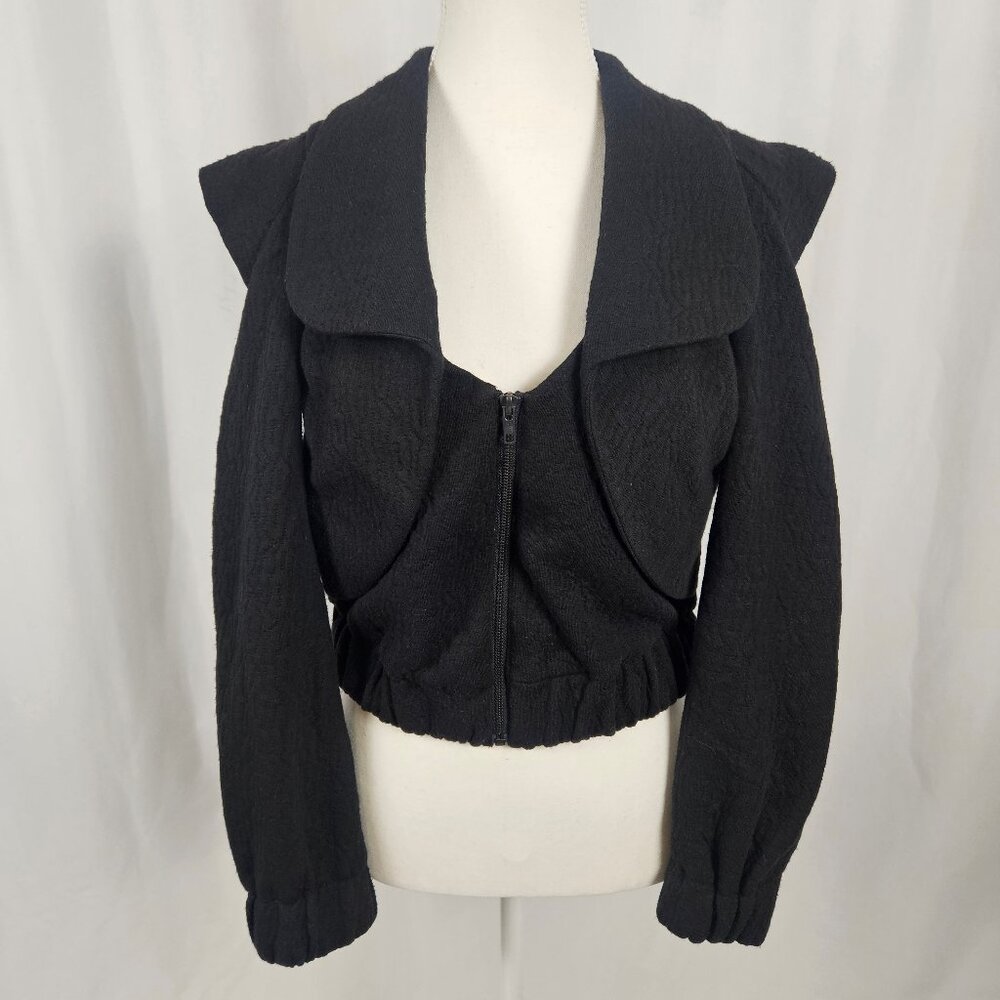BCBG - Size: XXS - Cropped Zip-Up Jacket