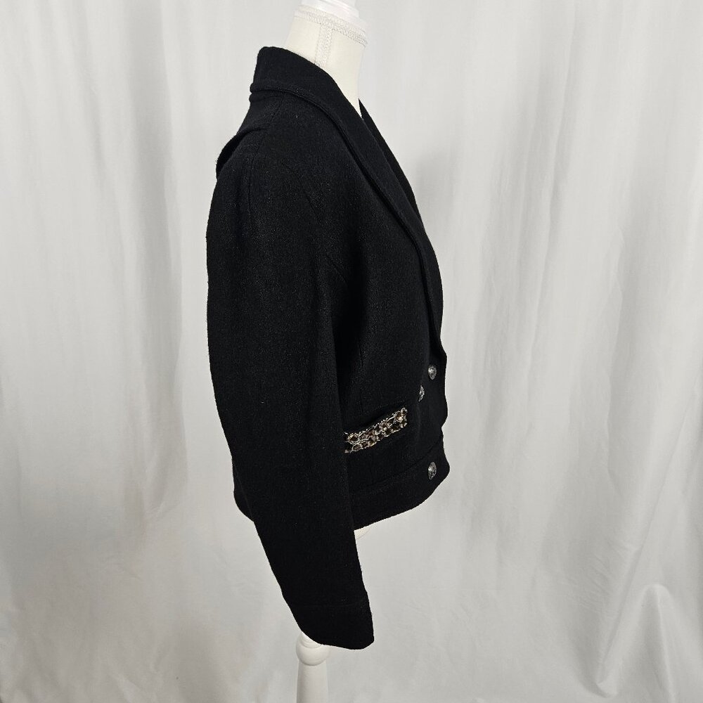 Ann Taylor LOFT Embellished Wool Blend Jacket - Size 10 photo 2