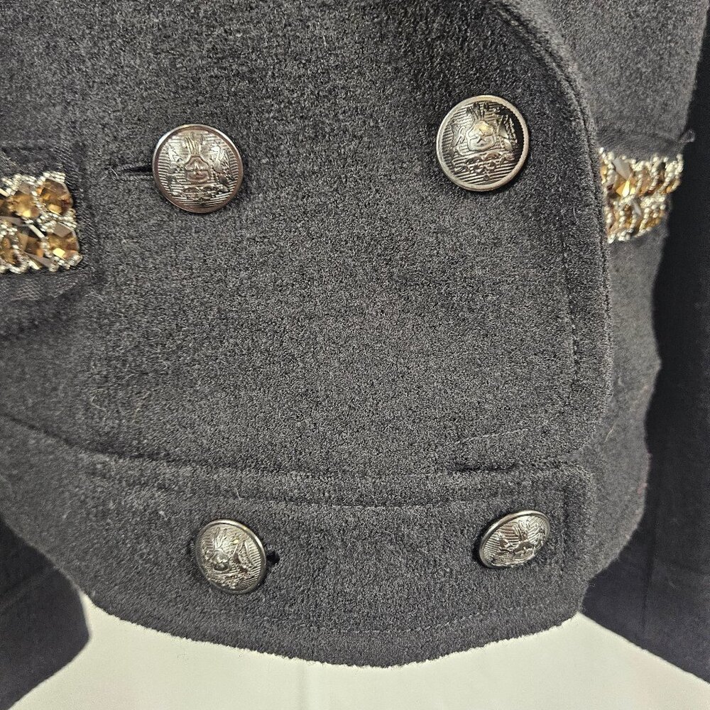 Ann Taylor LOFT Embellished Wool Blend Jacket - Size 10 photo 6