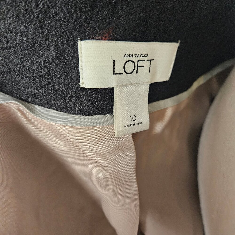 Ann Taylor LOFT Embellished Wool Blend Jacket - Size 10 photo 9