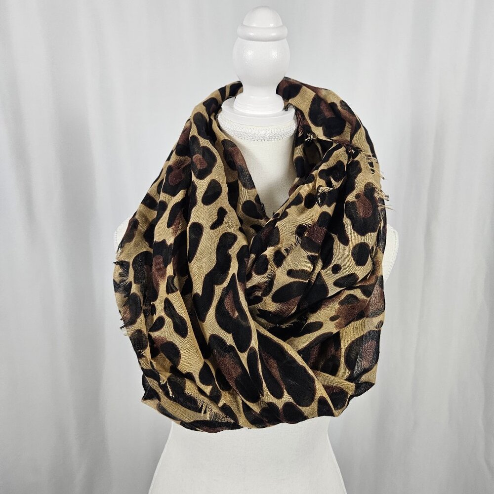 Croft & Barrow Leopard Infinity Scarf photo 2