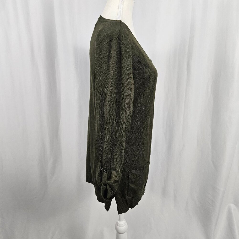Carolyn Taylor - Size: M - Olive Knit Sweater photo 3