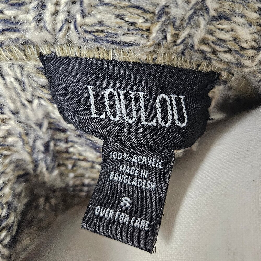 LOULOU - Size: S - Cozy Marled Knit Cardigan photo 6