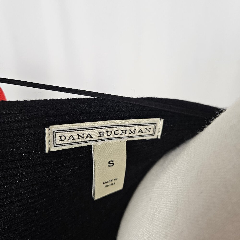 DANA BUCHMAN - Size: S - Black Long Sleeve Cardigan photo 7