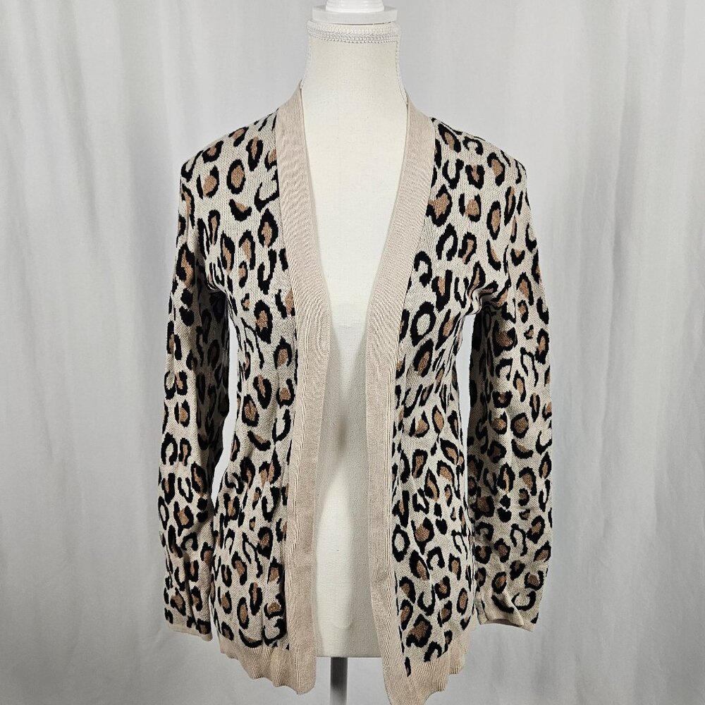 Croft & Barrow - XS - Leopard Print Cardigan