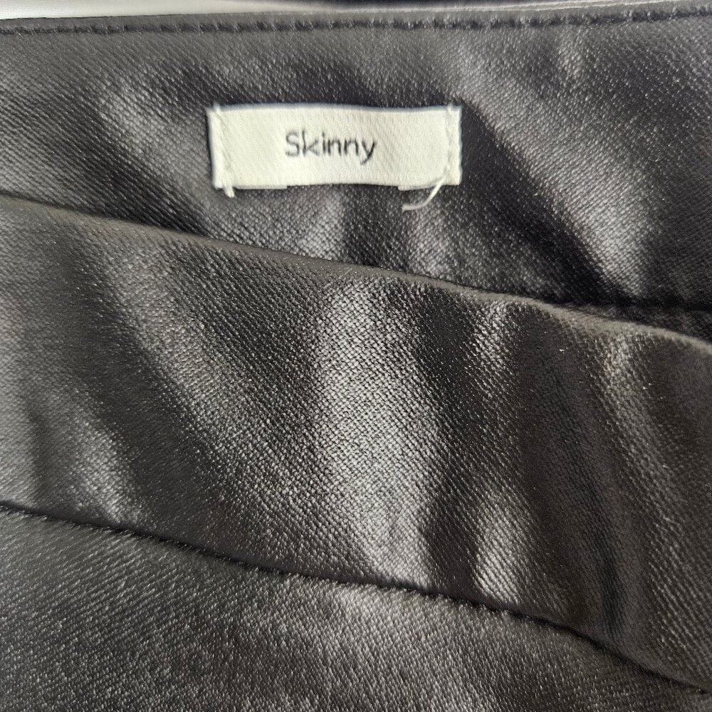 Nine West - Size: M - Vegan Leather Skinny Pants photo 5