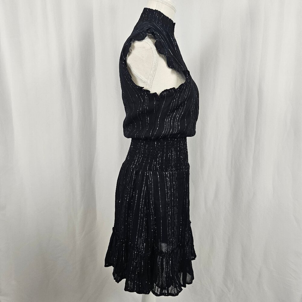 NWT Elan - Size: M - Striped Ruffle Dress photo 2