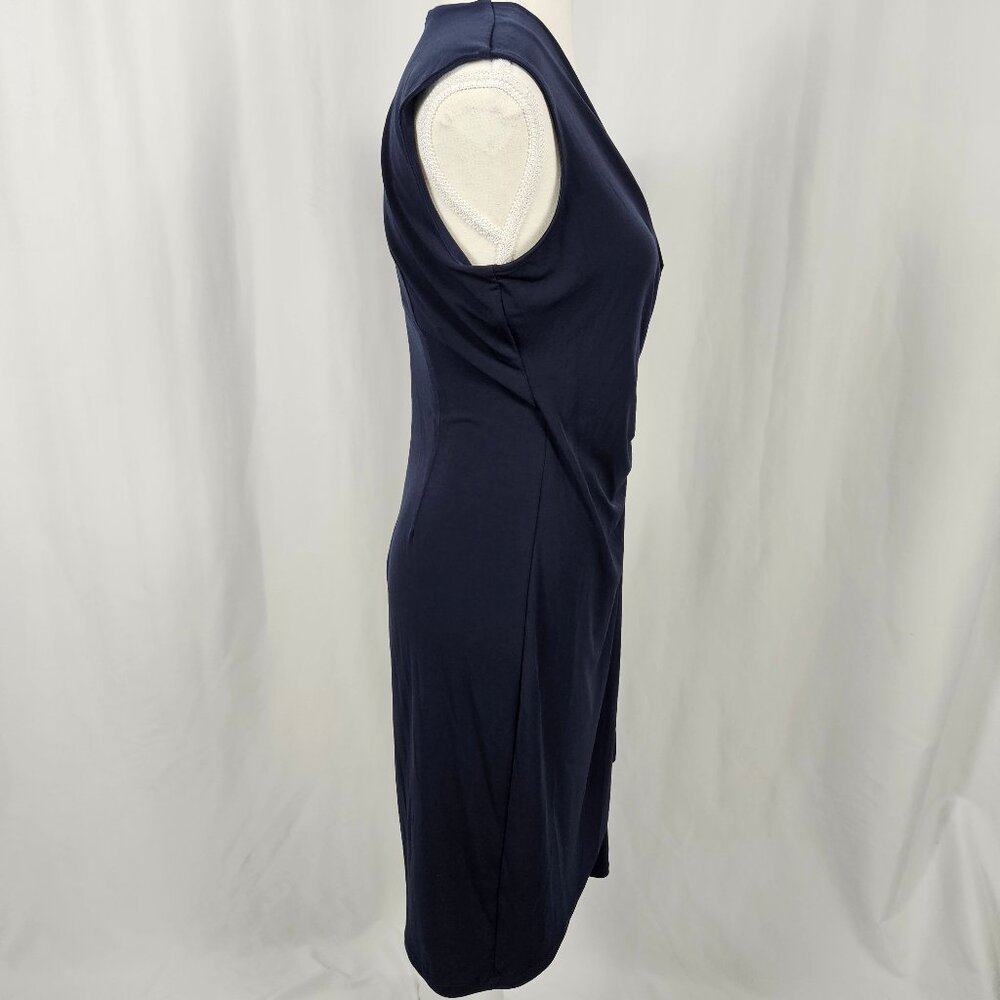 Calvin Klein - Size: 6 - Elegant Navy Dress photo 3