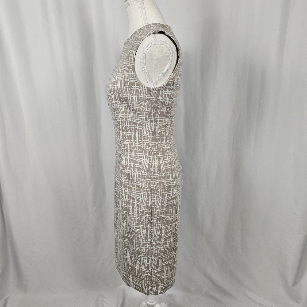 Calvin Klein Sleeveless Patterned Dress Size 6 photo 5