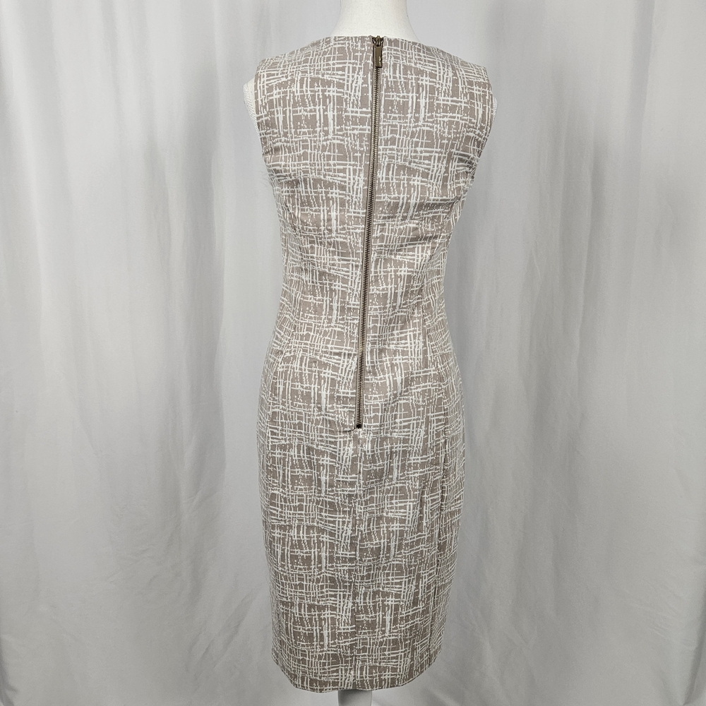 Calvin Klein Sleeveless Patterned Dress Size 6 photo 6