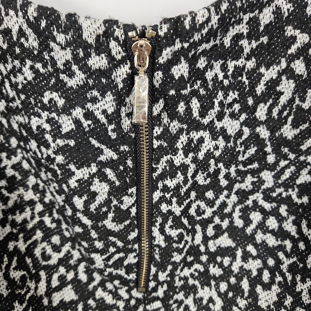 FRNCH Monochrome Textured Skirt Size Medium photo 2