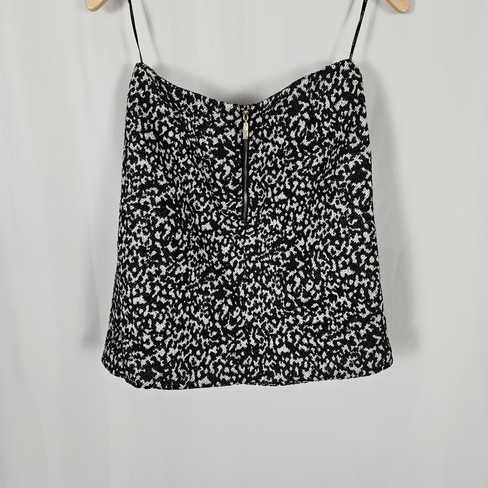 FRNCH Monochrome Textured Skirt Size Medium photo 7