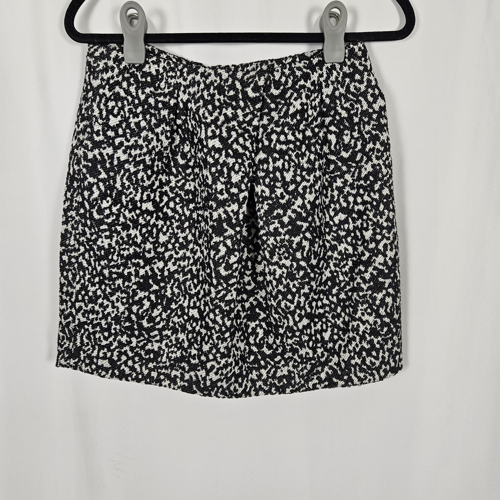 FRNCH Monochrome Textured Skirt Size Medium