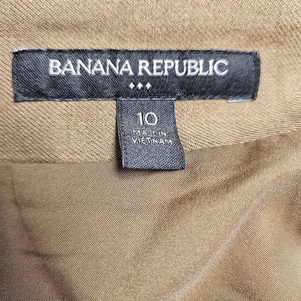Banana Republic Brown Pencil Skirt Size 10 photo 3