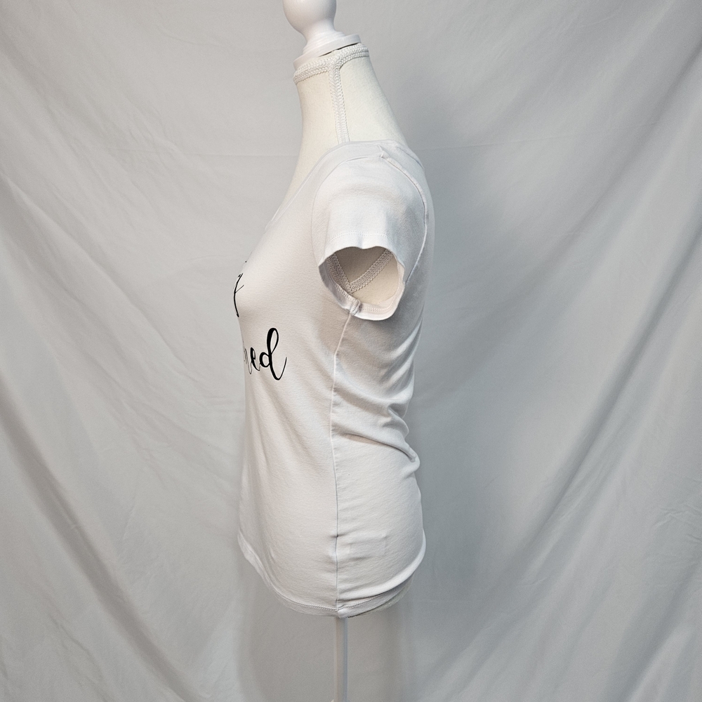 Cynthia Rowley White T-Shirt Getting Hitched Size Medium photo 3
