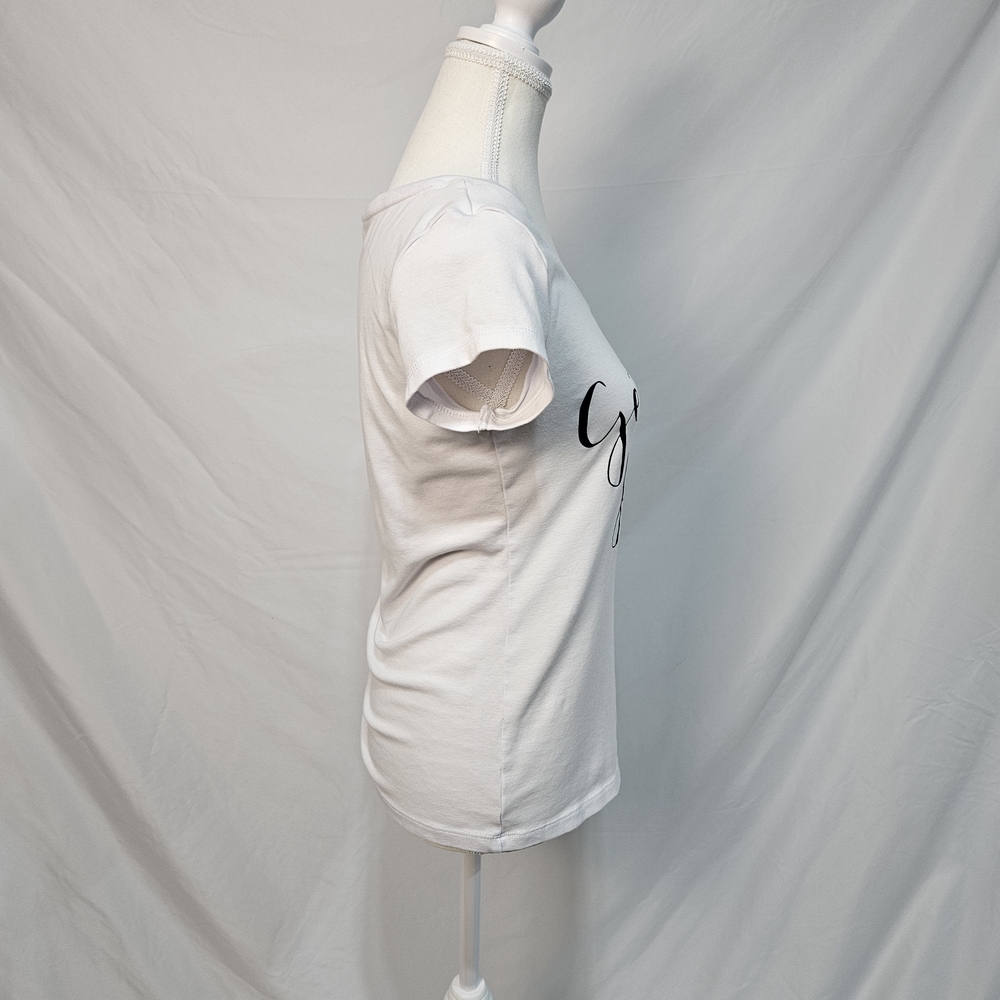 Cynthia Rowley White T-Shirt Getting Hitched Size Medium photo 5