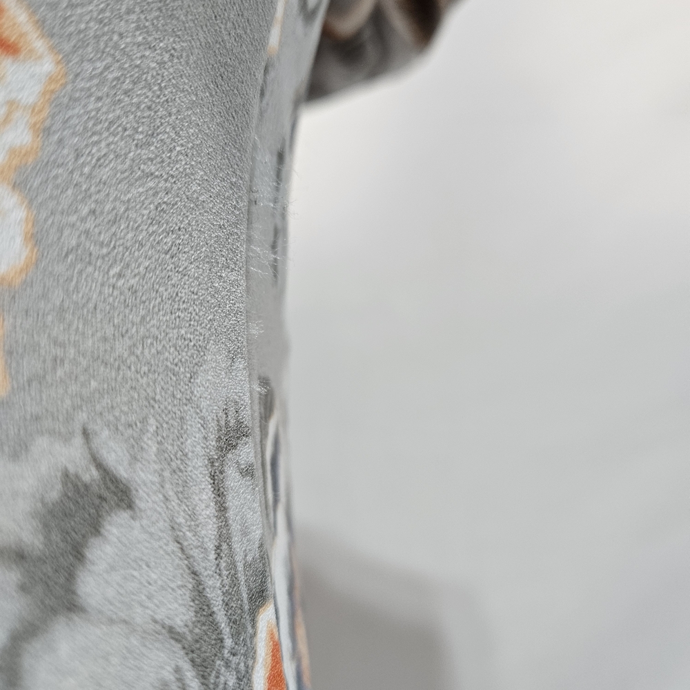 Banana Republic Gray Floral Midi Dress Size 6 photo 10
