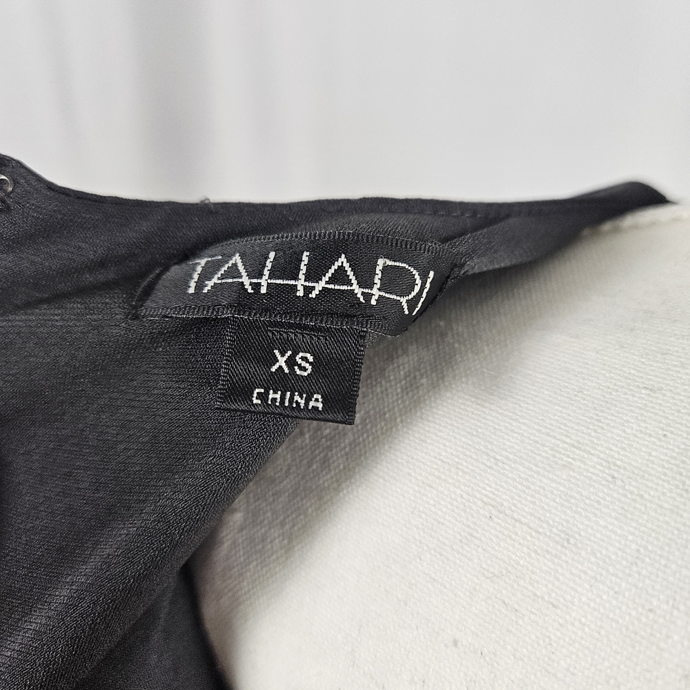 Tahari Grey Long Sleeve Dress Size XS photo 2