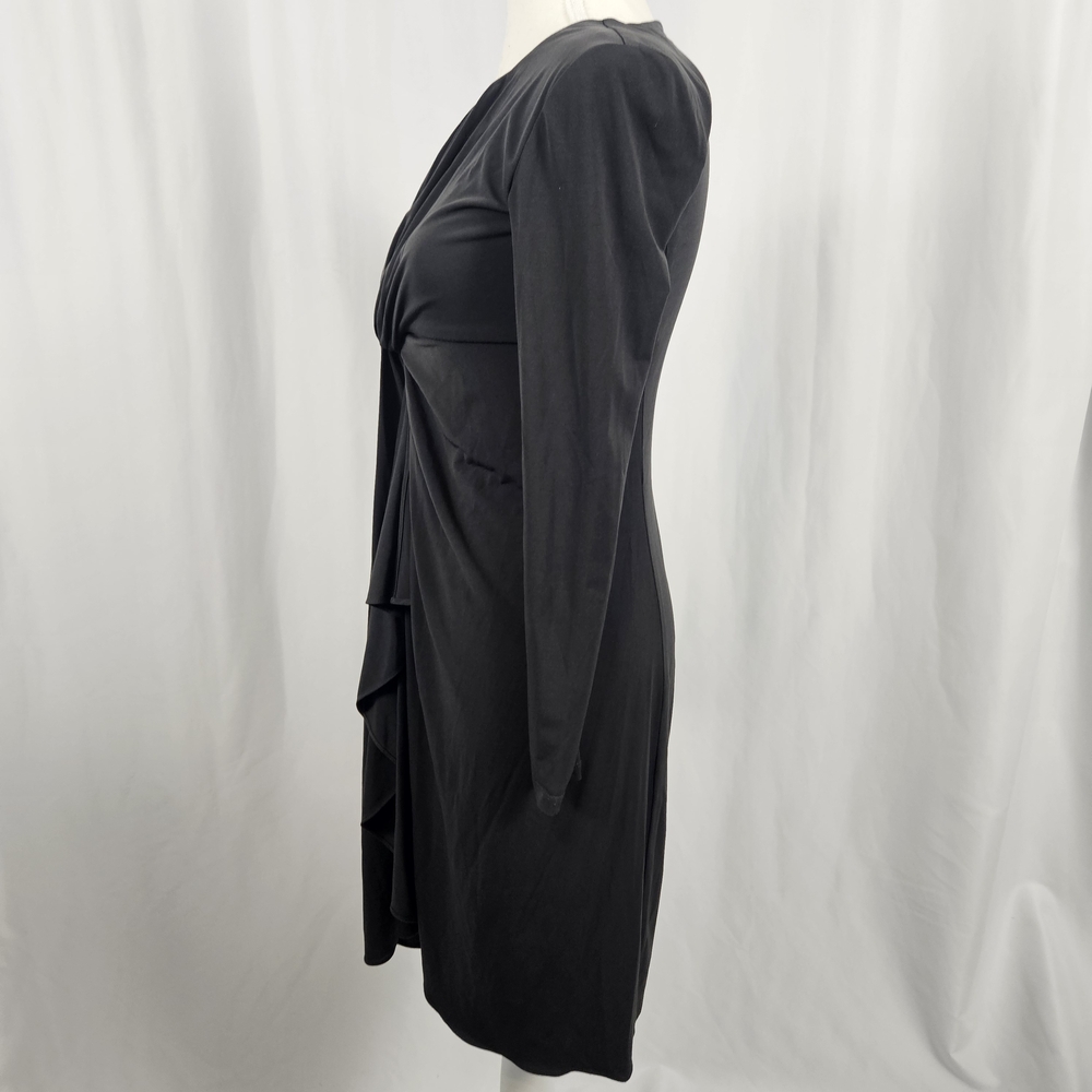 Tahari Grey Long Sleeve Dress Size XS photo 4