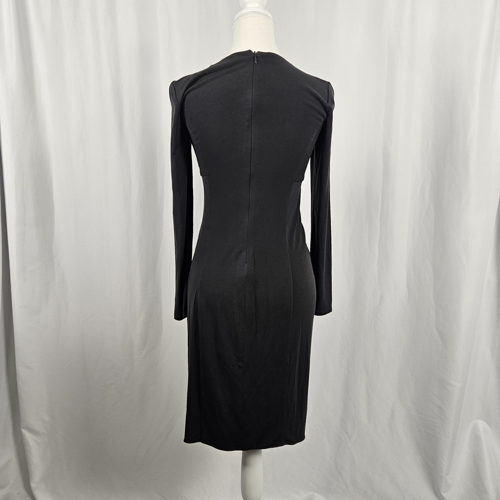 Tahari Grey Long Sleeve Dress Size XS photo 5