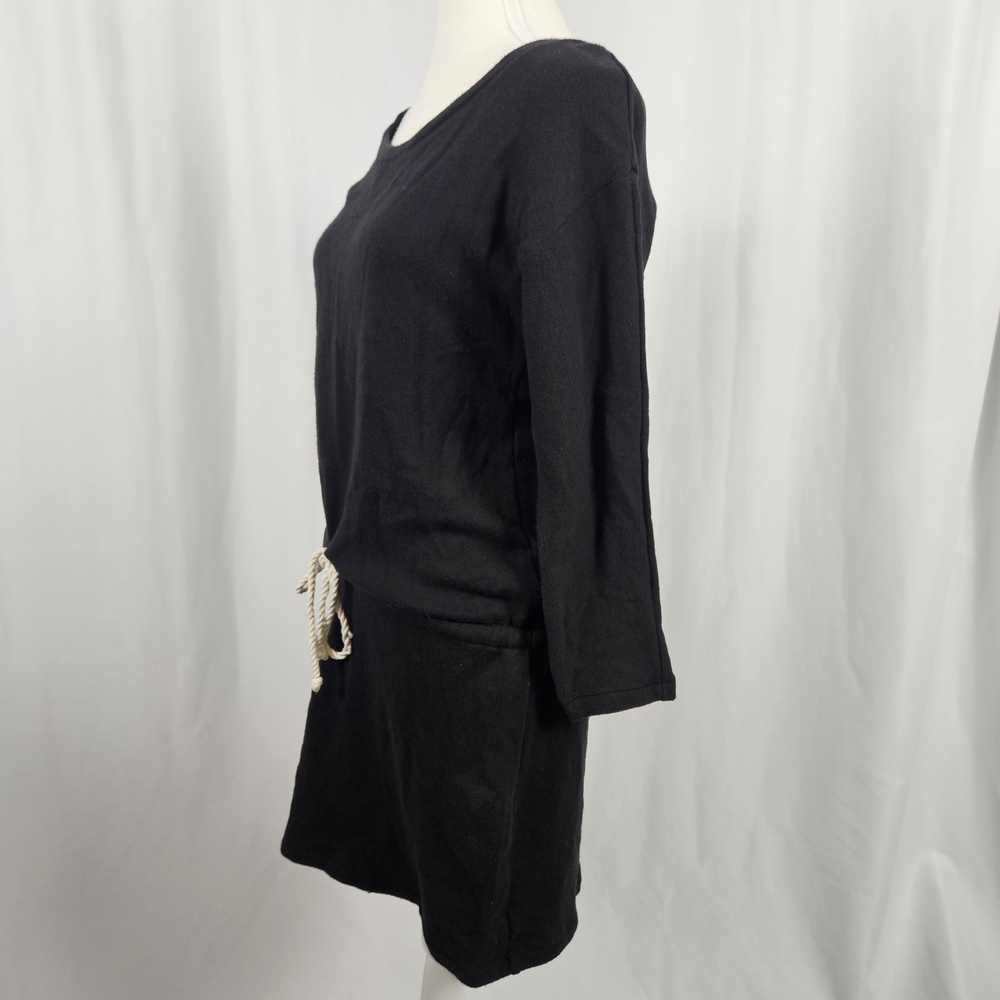 Victoria's Secret Black Long Sleeve Dress with Rope Belt Size Small photo 5