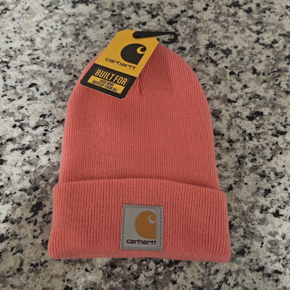 Carhartt Kids Pink Beanie NWT photo 4