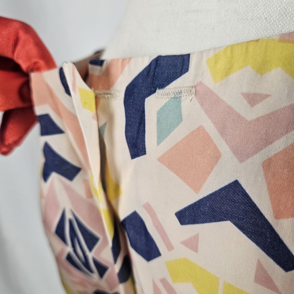 Geometric Patterned Short Sleeve Dress photo 4