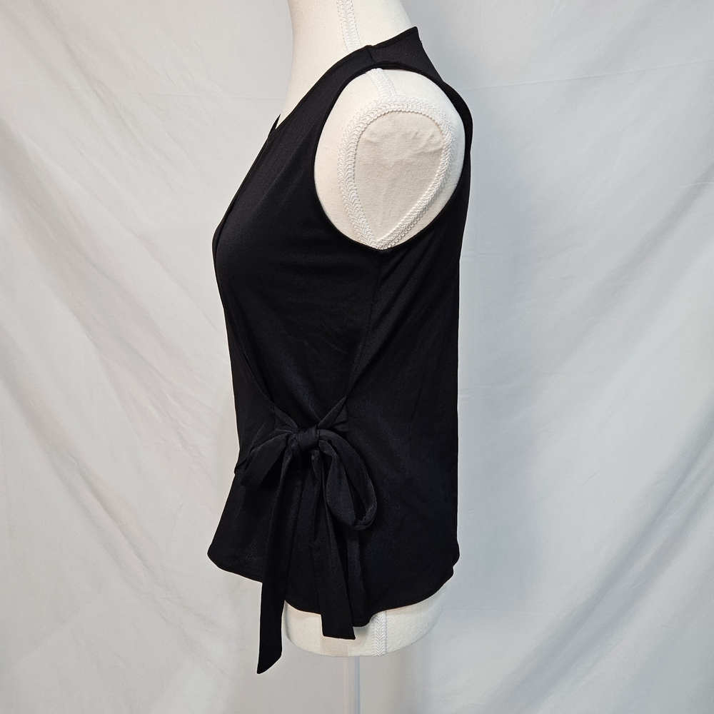 Banana Republic Black Wrap Blouse photo 7
