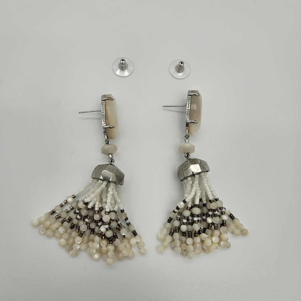 Kendra Scott Beaded Tassel Earrings photo 2