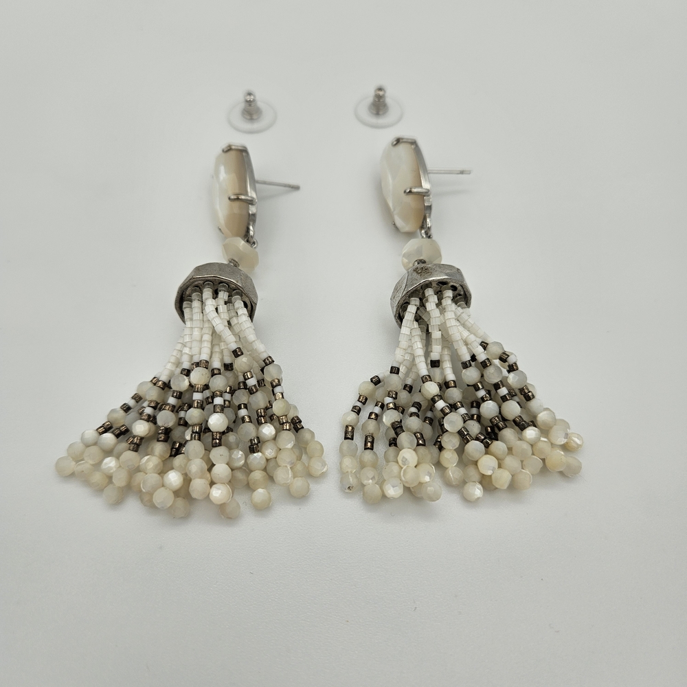 Kendra Scott Beaded Tassel Earrings photo 4