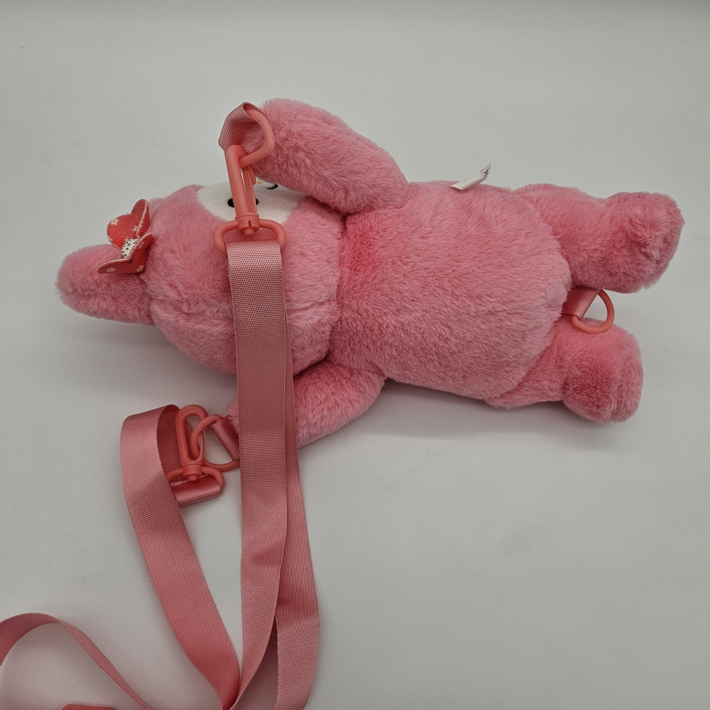 Cute Pink Plush Animal Backpack for Kids photo 4