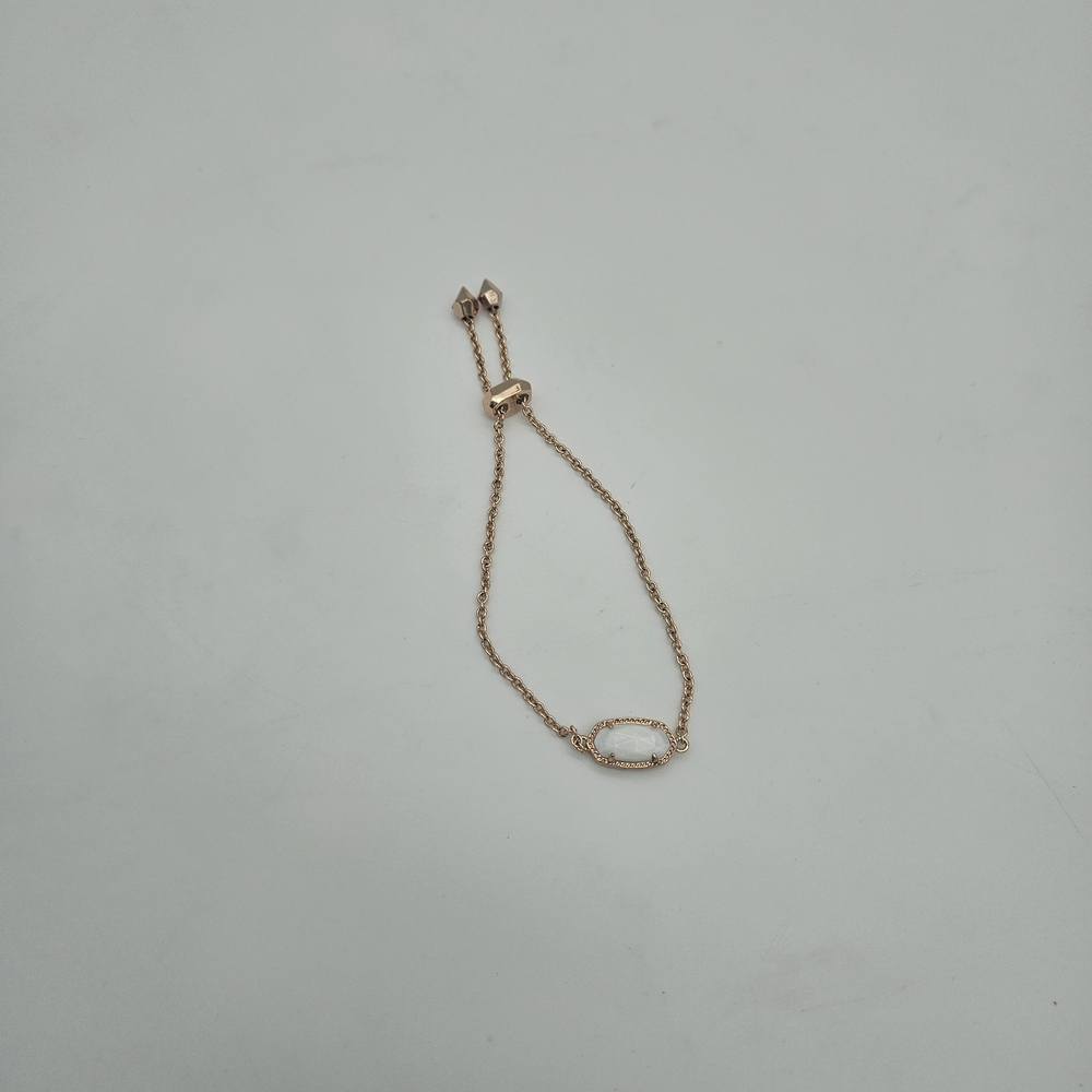 Kendra Scott Rose Gold Bracelet with White Stone photo 2