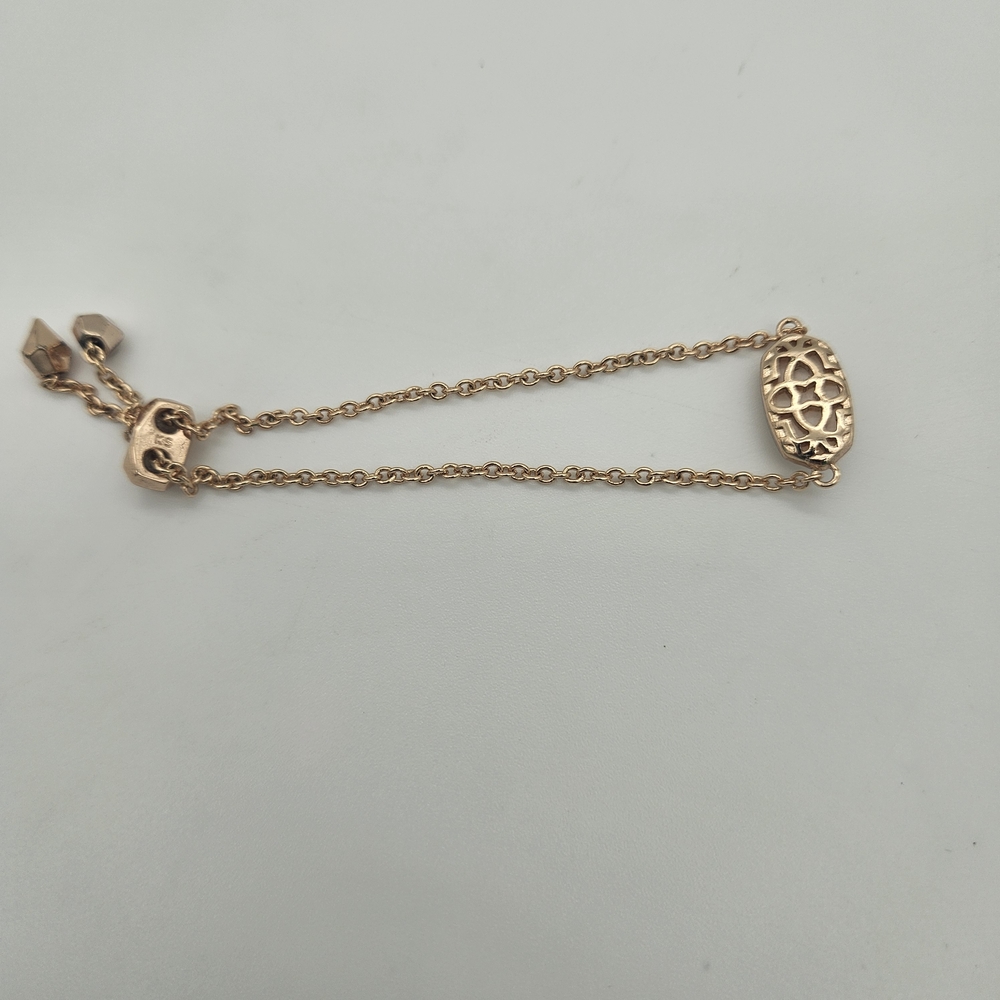 Kendra Scott Rose Gold Bracelet with White Stone photo 3