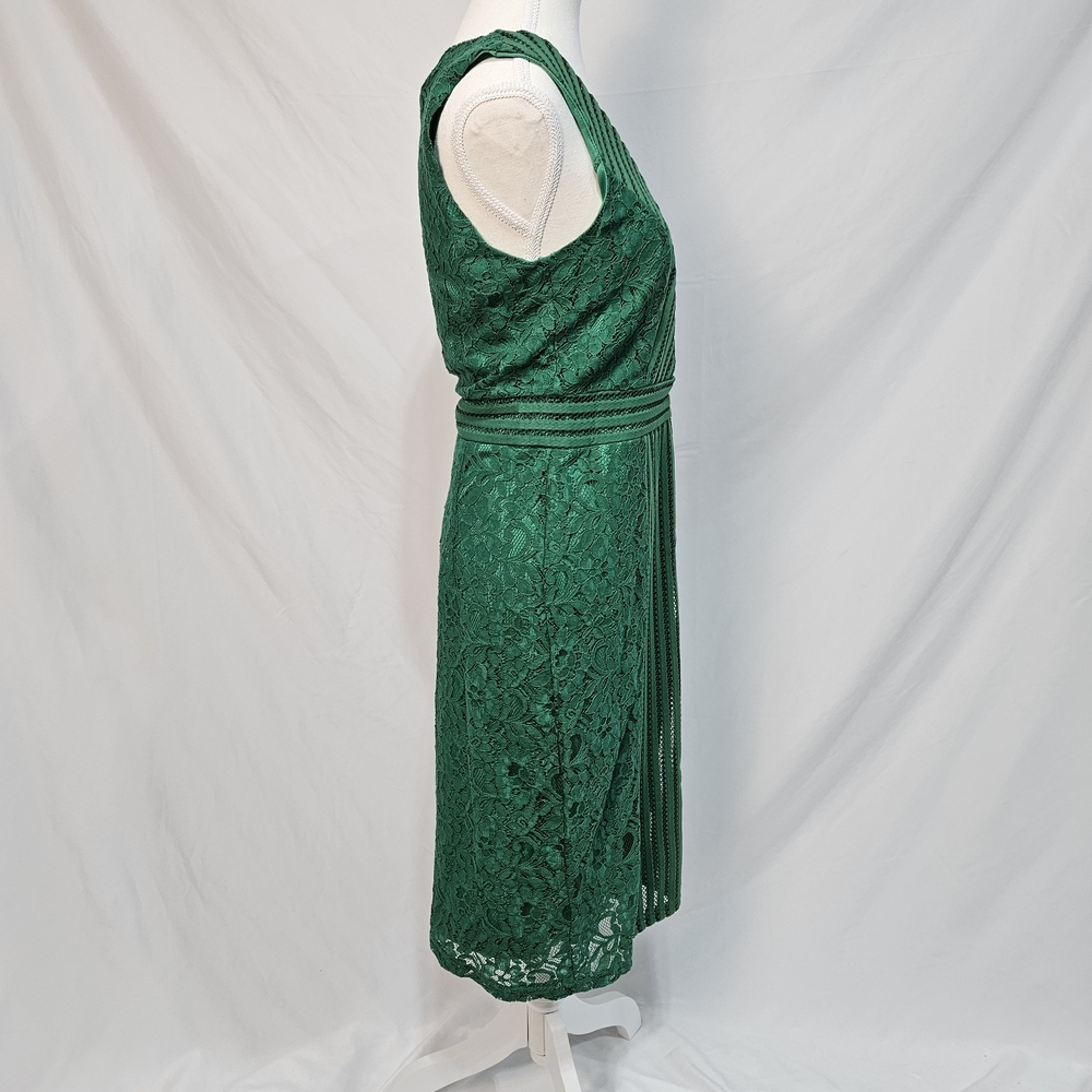 Spenser Jeremy Green Textured Midi Dress photo 2
