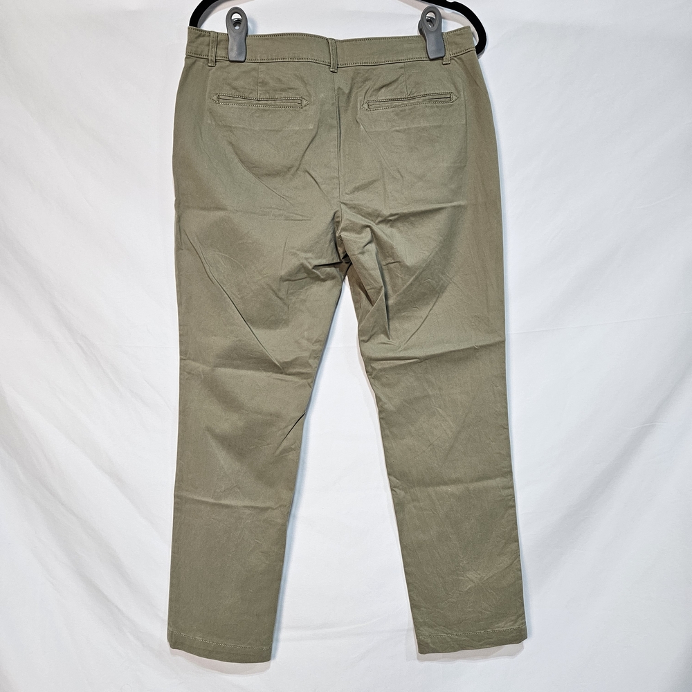 Banana Republic Women's Light Olive Chinos Size 10 photo 2