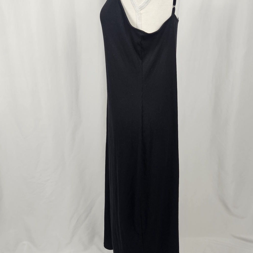 Mudd Black Midi Dress with Button Detail Size XL photo 5