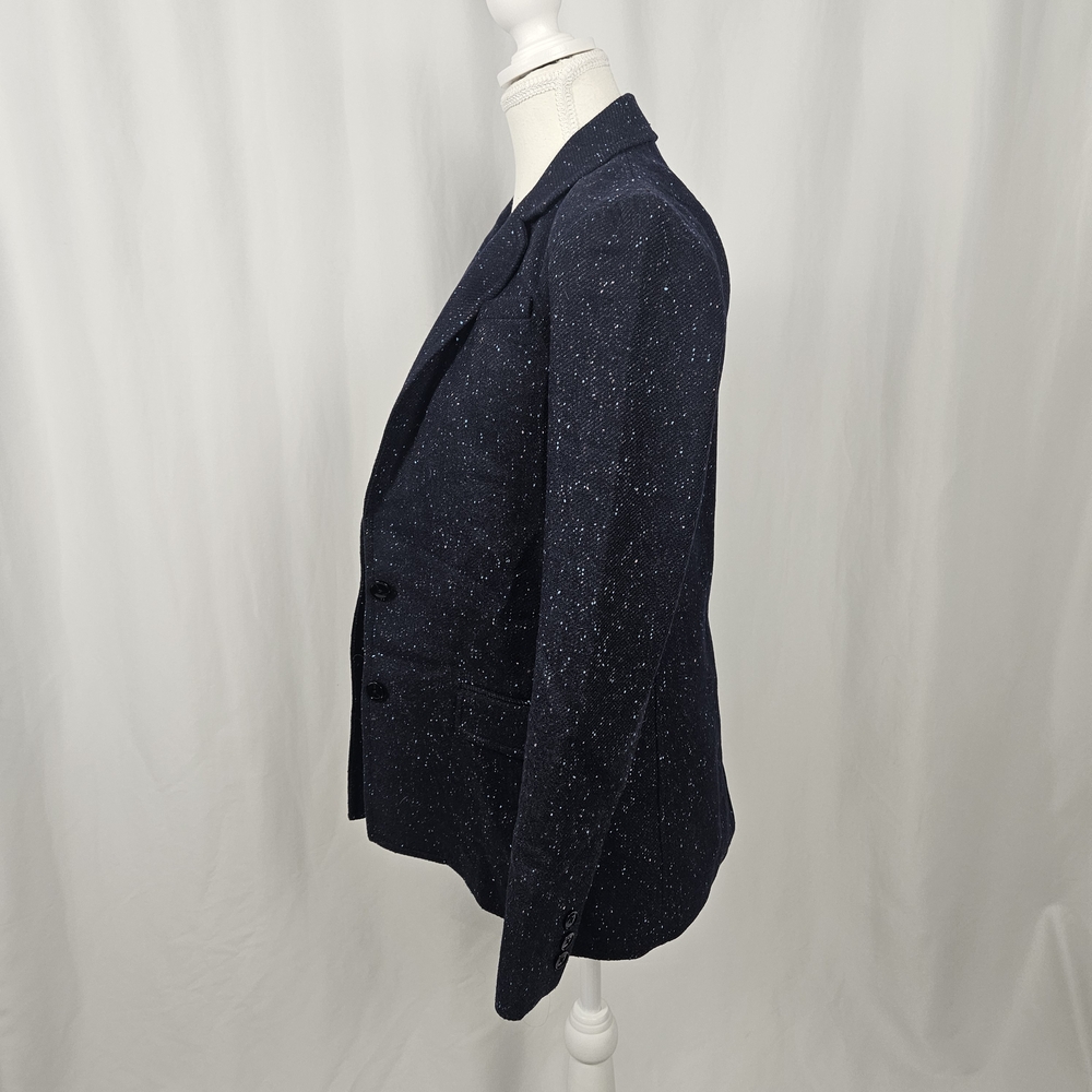 Banana Republic Speckled Navy Blazer NWT photo 2