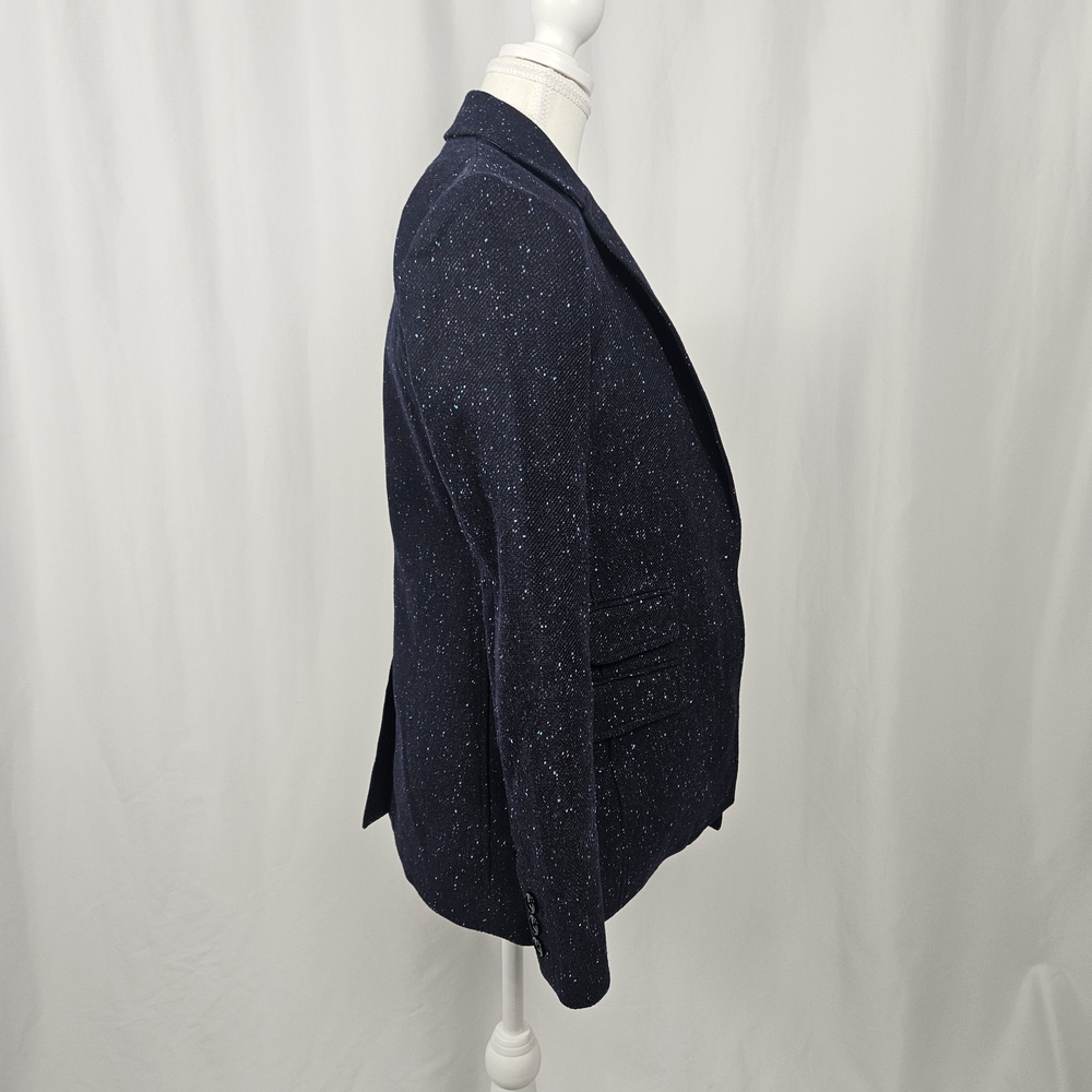 Banana Republic Speckled Navy Blazer NWT photo 4