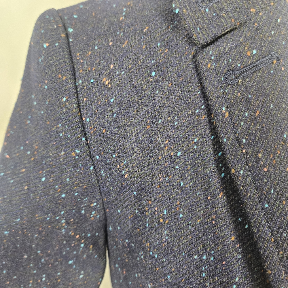 Banana Republic Speckled Navy Blazer NWT photo 5