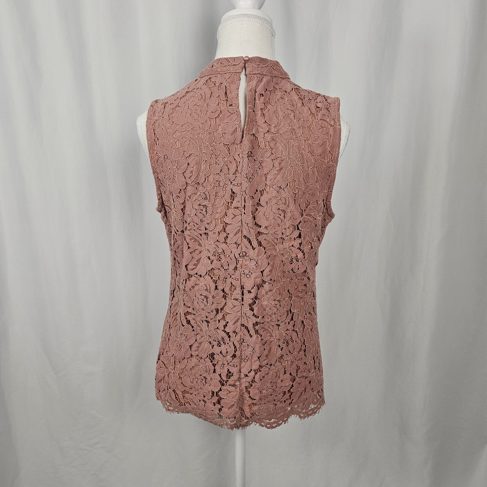 Pinky Lace Sleeveless Blouse - Soft Pink Size Medium photo 2
