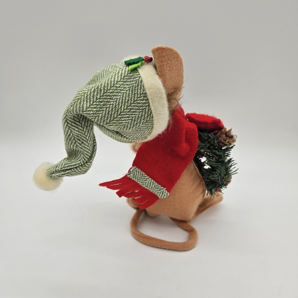 Annalee Tan and Red Holiday Mouse Decor photo 2