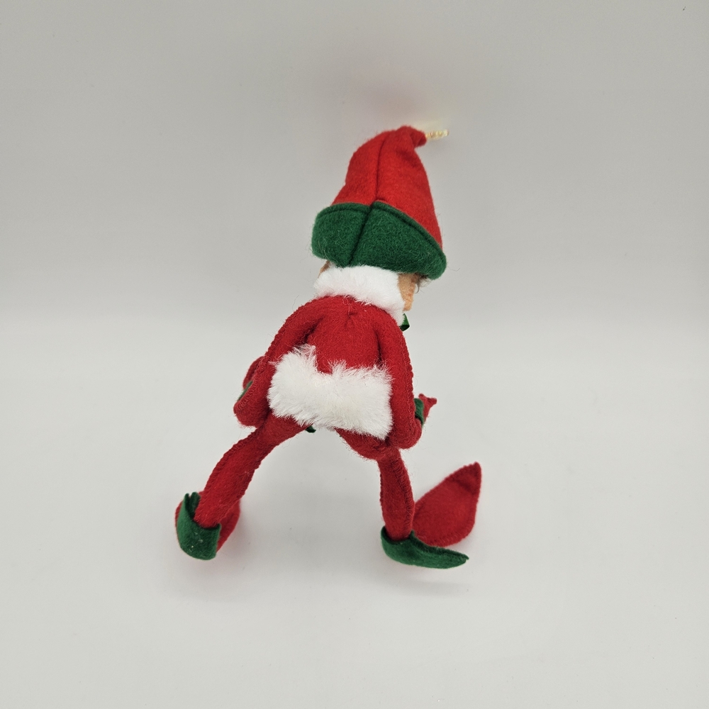 Festive Red and Green Elf Doll photo 2