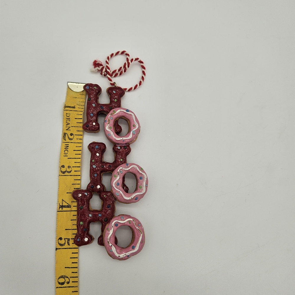 Festive Red and Pink 'Ho Ho Ho' Ornament photo 3