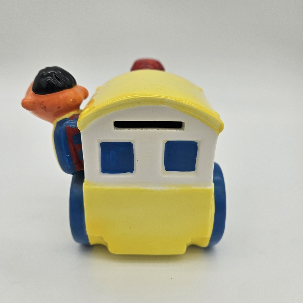 Vintage Ernie from Sesame Street Train Coin Bank photo 4