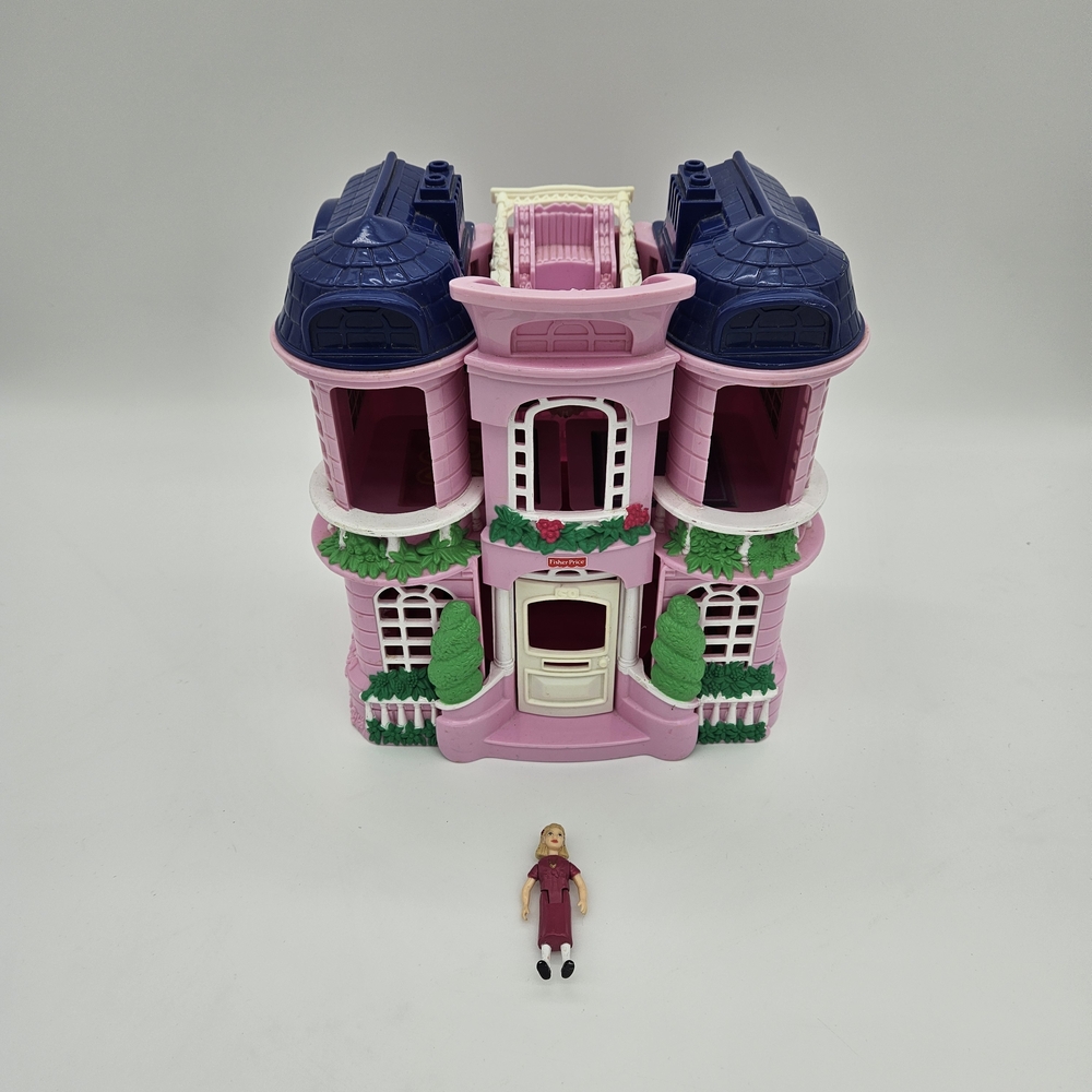 Vintage Fisher Price Loving Family Sweet Streets Mansion photo 2